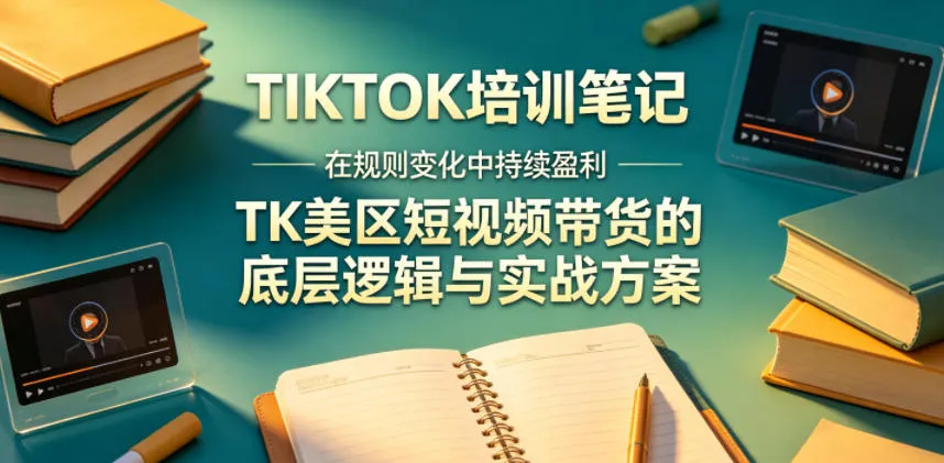 视界跨境TIKTOK4月17培训笔记，在规则变化中持续盈利，TK美区短视频带货的底层逻辑与实战方案【文档】-小洋博客-新起点