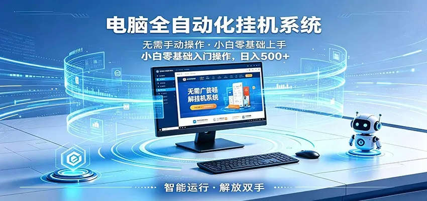 智能广告挂机无需值守，小白上手轻松实现每日增收-小洋博客-新起点