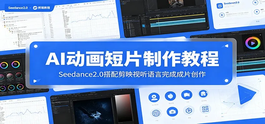 AI动画短片制作教程：Seedance2.0搭配剪映视听语言完成成片创作-小洋博客-新起点